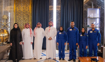 Crown prince receives Saudi astronauts ahead of space mission
