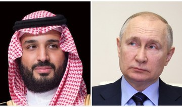 Saudi crown prince, Russian president speak in phone call