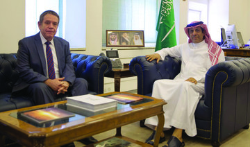 Abdulrahman Al-Rassi meets with foreign diplomats in Riyadh. (Supplied)
