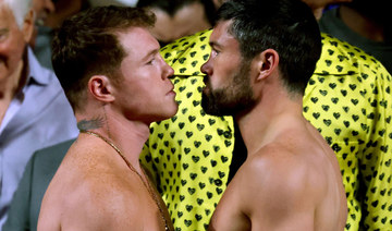 Canelo Alvarez, John Ryder make weight for fight in Mexico