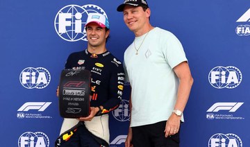 Perez takes pole in Miami as Leclerc crash leaves Verstappen in ninth