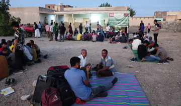 Bangladeshi nationals stranded in Sudan await evacuation by sea at a makeshift camp in Port Sudan on May 3. (AN Photo)