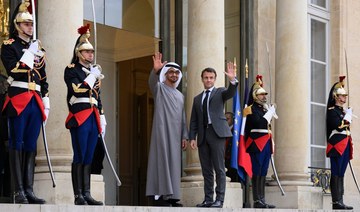 UAE President meets with France’s President Macron during working trip