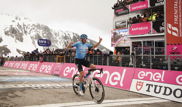 Outsider Bais wins ‘boring’ Giro stage on snow-capped Apennine peak
