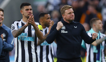 Newcastle within touching distance of Champions League but Eddie Howe remains cautious