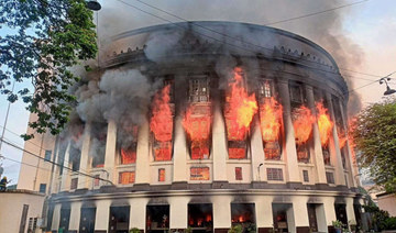 Fire destroys main post office in Philippine capital, a nearly 100-year-old neo-classical landmark