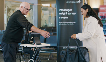 Air New Zealand asks passengers to weigh in before their flights