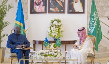 Saudi FM, Solomon Islands PM discuss ways to develop joint cooperation