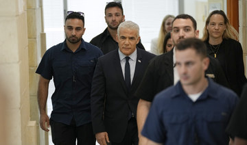 Former Israeli PM Lapid testifies in Netanyahu graft trial
