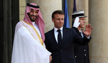 Saudi crown prince holds talks with Macron in Paris