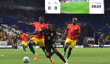 Vinicius and Brazil spot on with black strip anti-racism protest