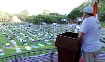 Indian embassy celebrates International Yoga Day with large turnout