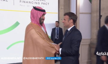 No, Macron did not speak Arabic to the Saudi Crown Prince – it was our photographer