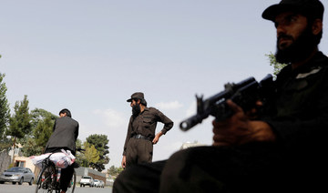 Taliban soldiers stand guard at a checkpoint in Kabul, Afghanistan, July 6, 2023. (REUTERS)