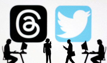 Meta Threads and Twitter app logos are seen in this illustration taken, July 6, 2023. (REUTERS)