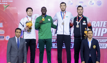 Saudi Arabia’s Hamdi gains Olympic revenge, wins gold at Asian Karate Championship