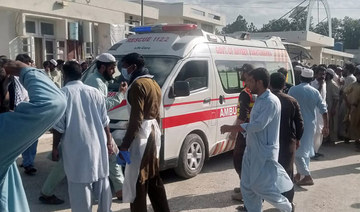 Bomb at political rally in northwest Pakistan kills at least 44 people, wounds nearly 200