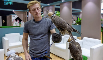 Dutch breeder flying high at international falcon auction in Riyadh