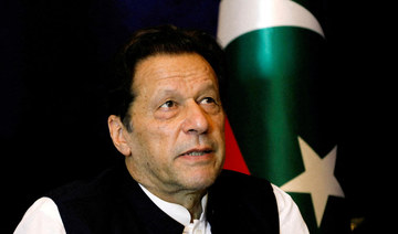 Former Pakistani Prime Minister Imran Khan pauses as he speaks with Reuters during an interview, in Lahore, Pakistan. (File)