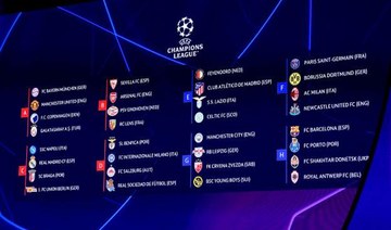 Newcastle United drawn with PSG, Milan and Dortmund in UEFA Champions League group stage