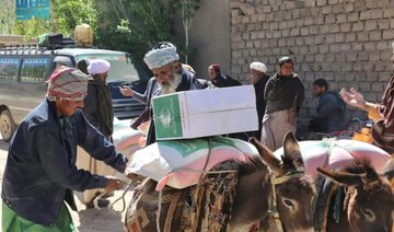 KSrelief assistance reaches thousands of vulnerable Afghan families