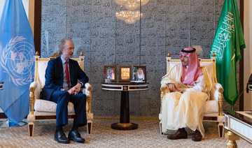 Efforts to resolve Syrian crisis tackled in meeting of Saudi FM, UN envoy
