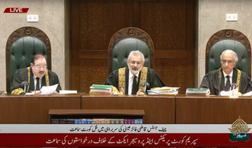 In a first, Pakistan top court live-streams hearing on law curtailing chief justice’s powers