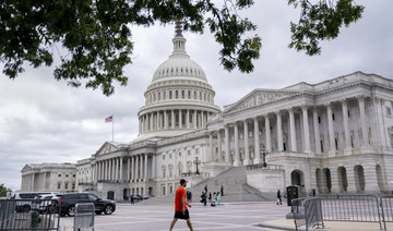 Visitors tour the Capitol grounds in Washington, Monday, Sept. 25, 2023. (AP)