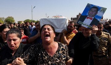 Iraq’s prime minister visits wedding fire victims as 2 more people die from their injuries