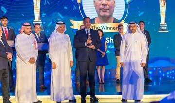 American Syed Shah picked up the top award at the Global Prize for Innovation in Desalination at an event in Jeddah on Saturday.