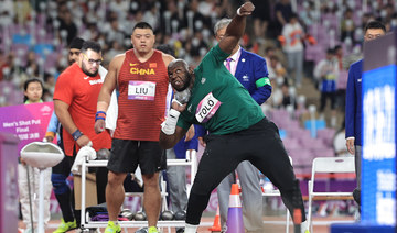 Mohamed Tolu wins third Saudi medal after shot put silver at Asian Games