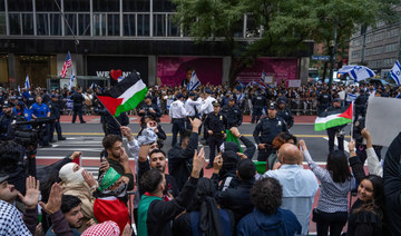 Israeli and Palestinian supporters hold competing rallies across US amid war in Gaza