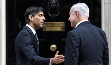 Israel must ‘minimize impact’ on Palestinian civilians in ground offensive, UK PM tells Benjamin Netanyahu