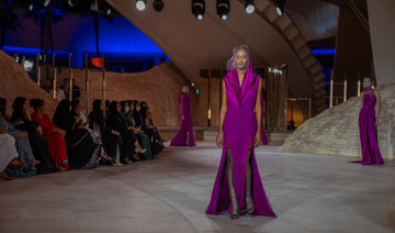 Honayda Serafi inspired by outer space at Riyadh Fashion Week show 