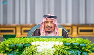 King Salman presided over a session of the Council of Ministers held in Riyadh on Tuesday. (SPA) 