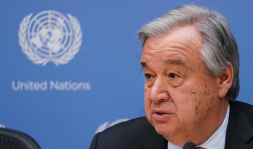 The Secretary General of the United Nations Antonio Guterres. (REUTERS)