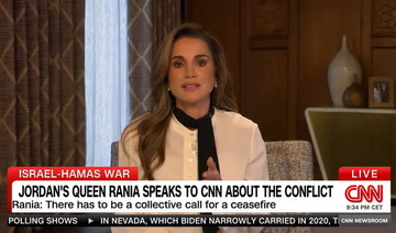 Jordan’s Queen Rania says opponents of ceasefire in Gaza are ‘endorsing and justifying death’ 