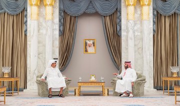 Saudi crown prince holds talks with Qatar’s emir, African leaders in Riyadh
