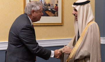 Saudi FM Saudi meets US Republican senator Lindsey Graham
