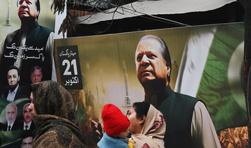 Party of Pakistan’s Ex-PM Nawaz Sharif launches election campaign