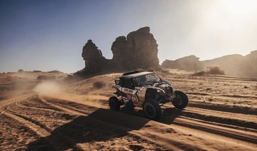 Off-road racer Sara Price celebrates becoming first American woman to win stage in Dakar Rally