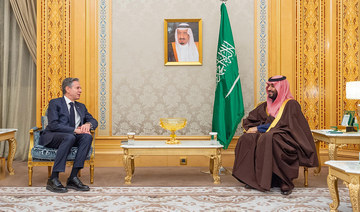 Saudi crown prince meets with Blinken in Riyadh