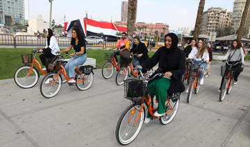 Bike project eases movement in congested streets of Cairo