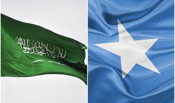 The flags of Saudi Arabia and Somalia. (File/AFP) 