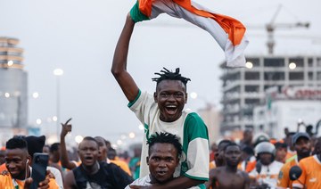 Champions of Africa Ivory Coast parade through Abidjan,