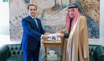 King Salman receives written message from Tajikistan’s president