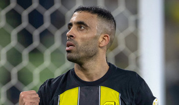 Ittihad's Moroccan forward #99 Abderrazak Hamdallah. (AFP file photo)