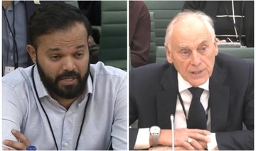 Azeem Rafiq (L) and Colin Graves (R) during hearings on racism in cricket. (Screenshots)