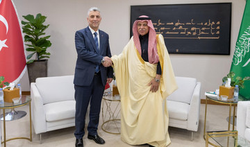 Majid Al-Qasabi receives Omar Polat in Riyadh. (Supplied)