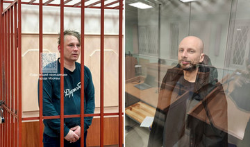 Two Russian journalists jailed on ‘extremism’ charges for alleged work for Navalny group
